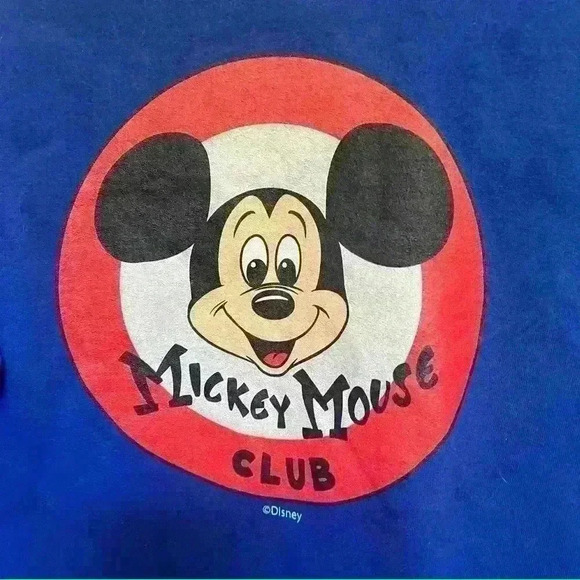 NWOT Disney Mickey Mouse Club Vintage Style Sweatshirt (Size medium) - Picture 2 of 6
